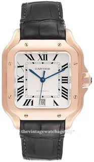 Cartier Santos de Cartier WGSA0011 18k rose gold White