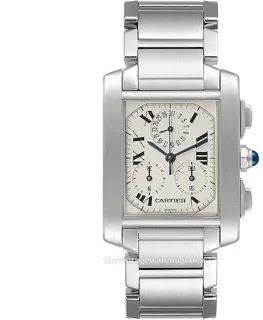 Cartier Tank Française W51001Q3 Brushed/polished steel Silver