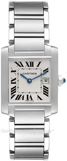 Cartier Tank Française W51011Q3 Stainless steel Silver