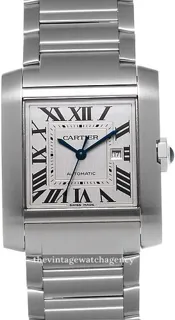 Cartier Tank Française WSTA0067 Stainless steel Silver