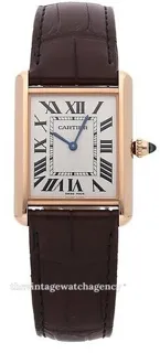 Cartier Tank Louis Cartier WGTA0011 Rose gold Silver