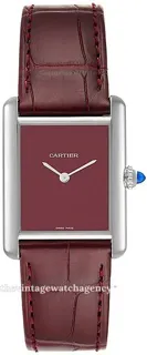 Cartier Tank Must WSTA0054 Stainless steel Red