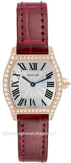 Cartier Tortue WA501006 18 carat rose gold$diamond set Silver