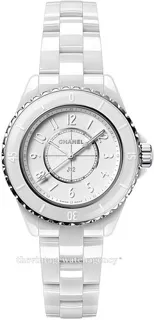 Chanel J12 H6345 White ceramic White