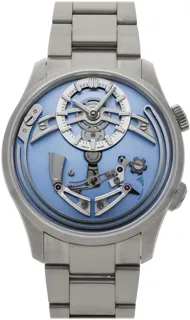 Christopher Ward C1 Bel Canto C01-41APT2-T00B1-B0 41mm Titanium Light Blue$Skeleton