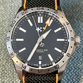 Christopher Ward 39mm Stainless steel Black