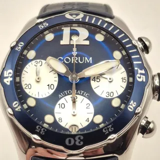 Corum Bubble 285.180.20 45mm Stainless steel Blue