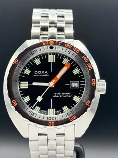 Doxa 1500T Sharkhunter 883.10.101.10 Stainless steel Black