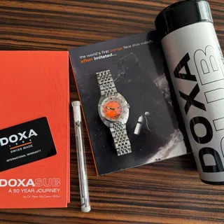 Doxa Sub 820.10.351.10 42mm Stainless steel Orange