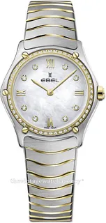 Ebel Sport Classic 1216390 29mm Brushed/polished steel White