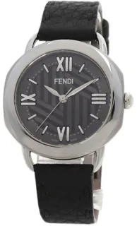 Fendi 80200M 43.6mm Stainless steel Gray