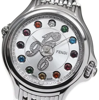 Fendi 33mm Stainless steel Silver