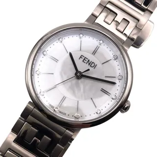 Fendi 29mm Stainless steel White