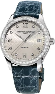 Frédérique Constant Ladies Automatic FC-303LGD3BD6 36mm brushed/polished steel Gray