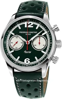 Frédérique Constant Vintage Rally FC-397HGR5B6 brushed/polished steel green