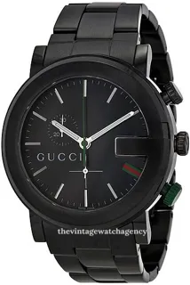 Gucci G-Chrono YA101331 black steel Black