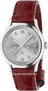 Gucci G-Timeless YA1264218 brushed/polished steel Silver