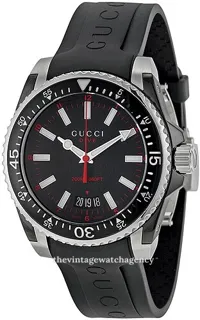 Gucci YA136303 Black steel Black