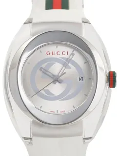 Gucci YA137102A 46mm Stainless steel Silver