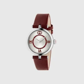 Gucci YA167508 30mm Stainless steel White