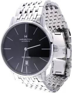 Hamilton Jazzmaster H37512131 Stainless steel Black