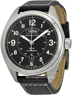 Hamilton Khaki Field H70505733 Stainless steel Black