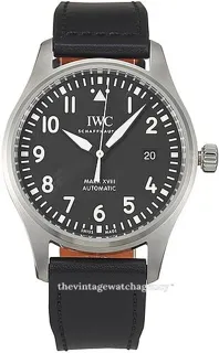 IWC Pilot Mark IW327009 Stainless steel Black