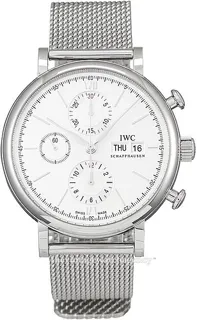 IWC Portofino Chronograph IW391028 Stainless steel Silver