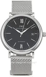 IWC Portofino IW356506 Stainless steel Black