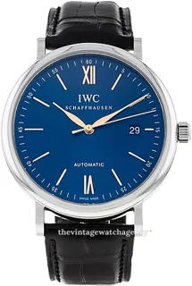 IWC Portofino IW356523 Stainless steel Blue