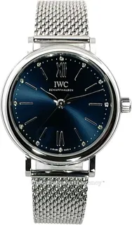 IWC Portofino IW357404 Stainless steel Blue