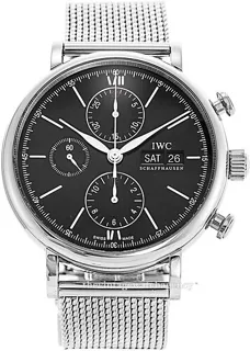 IWC Portofino IW391010 Stainless steel Black