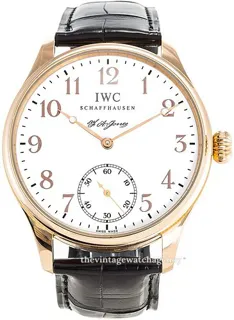 IWC Portuguese F.A. Jones IW544201 18k rose gold Silver