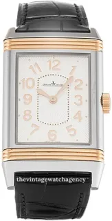 Jaeger-LeCoultre Grande Reverso Lady Ultra Thin 3204422 stainless steel$18-carat pink gold Silver