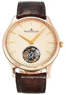 Jaeger-LeCoultre Master Ultra Thin 132.24.10 18k rose gold beige