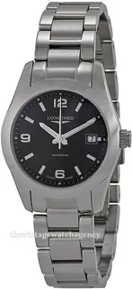 Longines Conquest Classic L2.285.4.56.6 Stainless steel Black