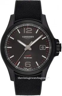 Longines Conquest V.H.P. L3.726.2.56.9 Stainless steel Black