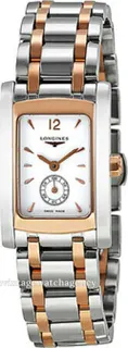 Longines DolceVita L5.155.5.18.7 Rose gold and Stainless steel White