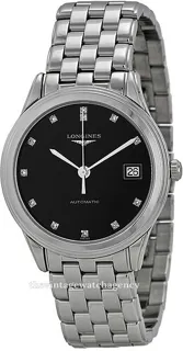 Longines Flagship L4.774.4.57.6 Stainless steel Black