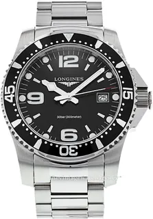 Longines HydroConquest L3.740.4.56.6 Stainless steel Black