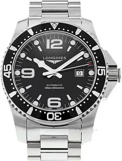 Longines HydroConquest L3.841.4.56.6 Stainless steel Black