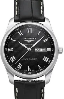 Longines Master Collection L29104517 Brushed/polished steel Black