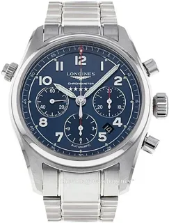 Longines Spirit L3.820.4.93.6 42mm Stainless steel Blue