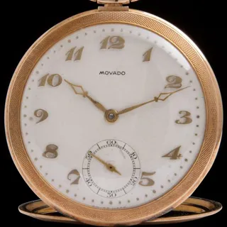 Movado 92583 43mm Yellow gold White