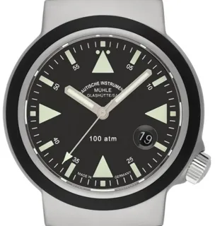 Mühle Glashütte S.A.R. Rescue-Timer M1-41-03-KB 42mm Stainless steel and Rubber Black