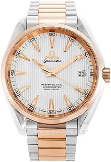 Omega Aqua Terra 231.20.42.21.02.001 Stainless steel and Red gold Silver