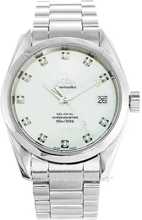 Omega Aqua Terra 2504.75.00 Stainless steel White