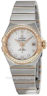 Omega Constellation 123.25.27.20.55.001 18 carat rose gold$steel White