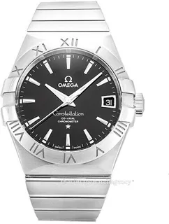 Omega Constellation Men 123.10.38.21.01.001 Stainless steel Black