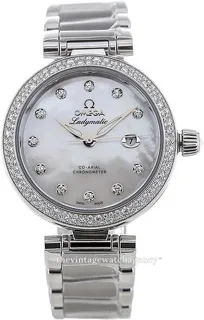 Omega De Ville 425.35.34.20.55.002 Stainless steel White